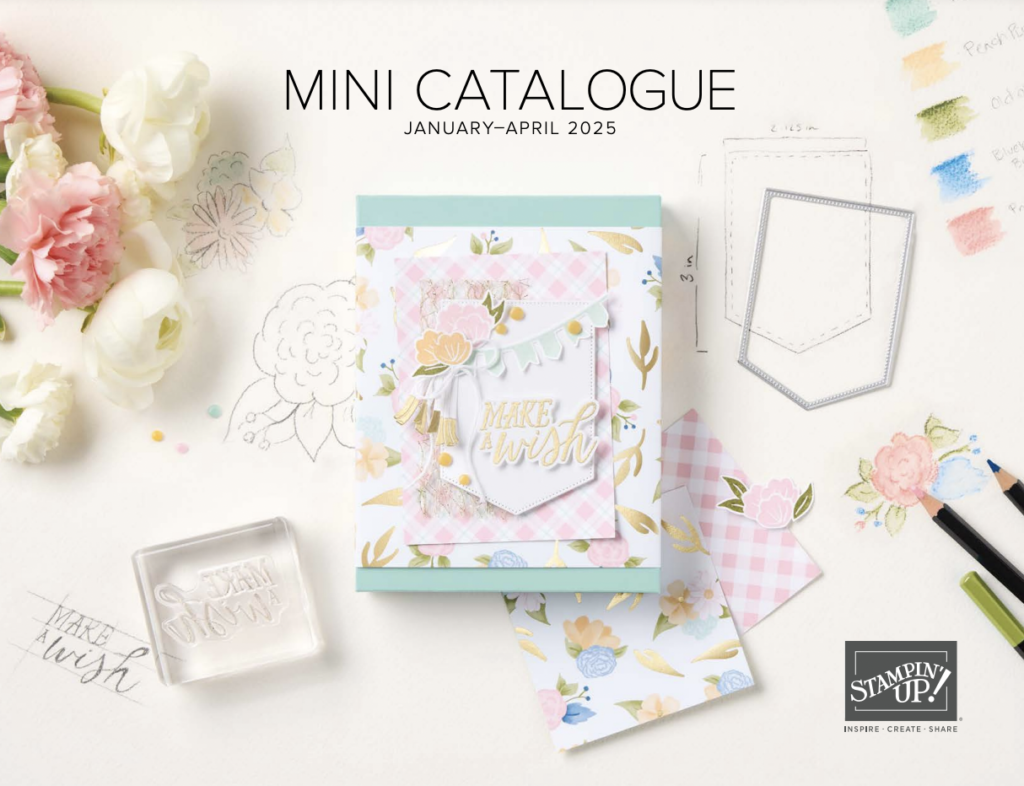 Stampin' Up!® is releasing an absolute ton of new products! Today we are welcoming the NEW Jan-April Spring Mini Catalogue, NEW January 2025 Scrapbooking Brochure, a large selection of NEW Online Exclusives, AND 3 NEW Kits! 